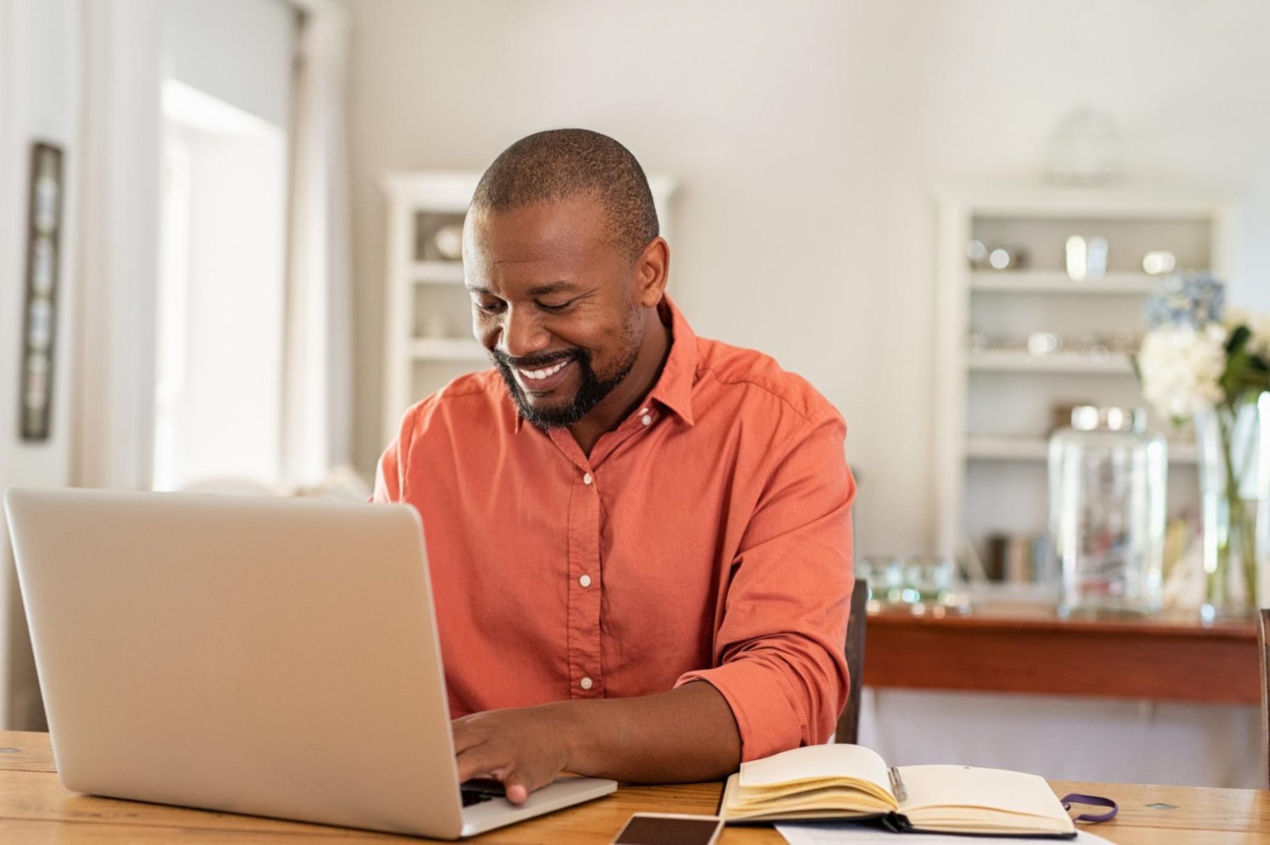 Professional workspace showing content optimization planning